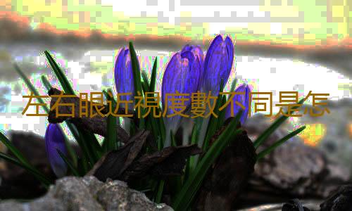 左右眼近視度數不同是怎麽回事 近視眼重在預防